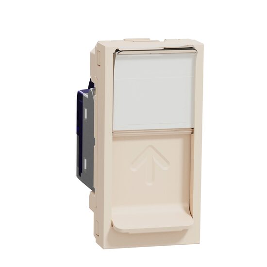 Noua Unica, Priza RJ45, CAT6A FTP, 1m, bej NOUA UNICA Schenider Electric, NU344844