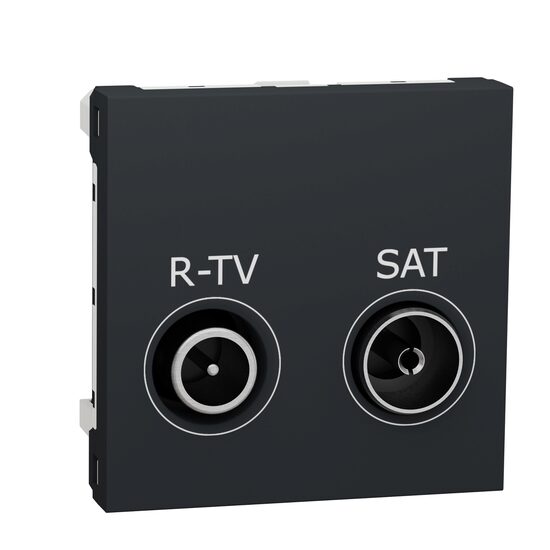 Noua Unica, Priza R-TV/SAT individuala 2m antracit NOUA UNICA Schenider Electric, NU345454