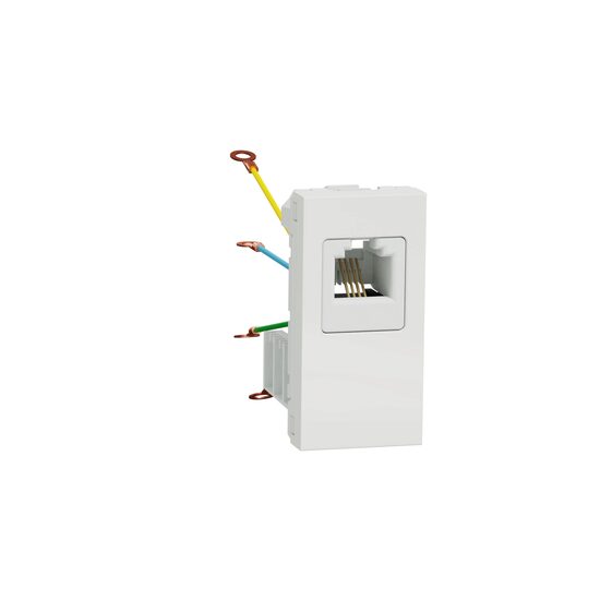 Noua Unica, Priza telefon RJ12 1m alb NOUA UNICA Schenider Electric, NU349118