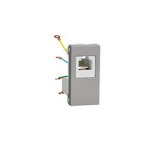 Noua Unica, Priza telefon RJ12 1m aluminiu NOUA UNICA Schenider Electric, NU349130