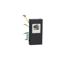 Noua Unica, Priza telefon RJ12 1m antracit NOUA UNICA Schenider Electric, NU349154