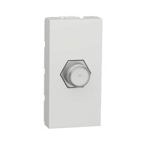 Noua Unica, Priza TV cablu coaxial tip F 1m alb NOUA UNICA Schenider Electric, NU346818