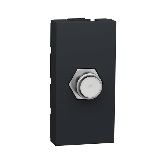 Noua Unica, Priza TV cablu coaxial tip F 1m antracit NOUA UNICA Schenider Electric, NU346854