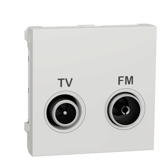 Noua Unica, Priza TV/FM intermediara 2m alb NOUA UNICA Schenider Electric, NU345318