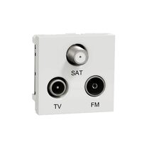 Noua Unica, Priza TV/FM/SAT, individuala, 2m, alb NOUA UNICA Schenider Electric, NU345018