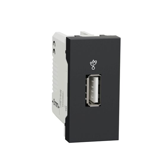 Noua Unica, Priza USB transfer date 1m, antracit NOUA UNICA Schenider Electric, NU342954