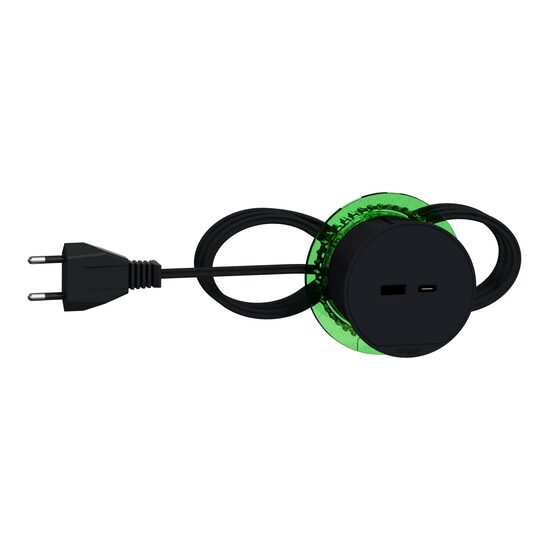 Unitati de birou XS cu prize USB A+C, antracit UNICA SYSTEM+ Schneider Electric, INS44009