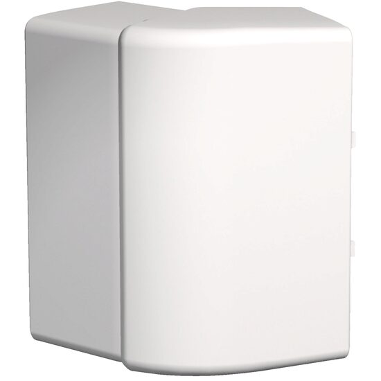 Coltar exterior pentru jgheab PVC 75x75 mm, PC/ABS, alb polar OPTILINE 45 Schneider Electric, ISM10102P