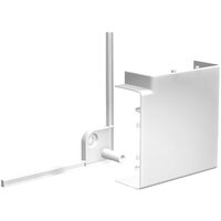 Coltar 90⁰ pentru jgheab PVC 75x75 mm, PC/ABS, alb polar OPTILINE 45 Schneider Electric, ISM10103P