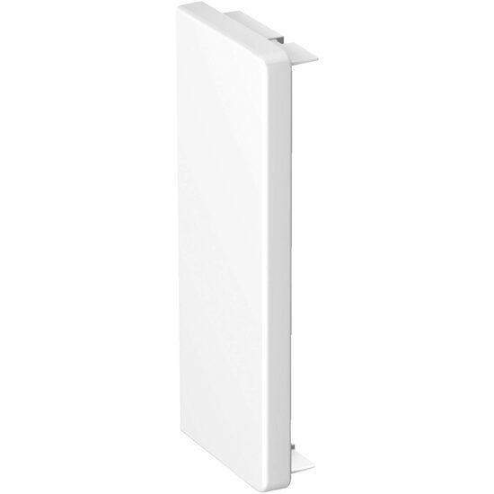 Element de capat pentru jgheab PVC 75x55 mm, PC/ABS, alb polar OPTILINE 45 Schneider Electric, ISM10104P