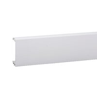 Capac frontal din PVC pentru jgheab PVC 75x55 mm, lunigme 45 mm, alb polar OPTILINE 45 Schneider Electric, ISM10900P
