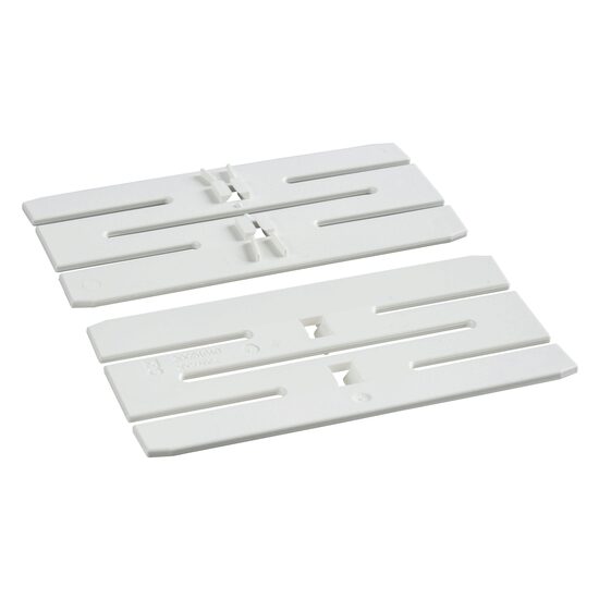 Piesa de imbinare frontala pentru jgheab PVC 75x55 mm, PA, alb OPTILINE 45 Schneider Electric, ISM10904
