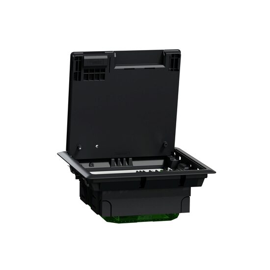 Doza pardoseala M, plastic, IP20, 8 module UNICA SYSTEM+ Schneider Electric, INS52120