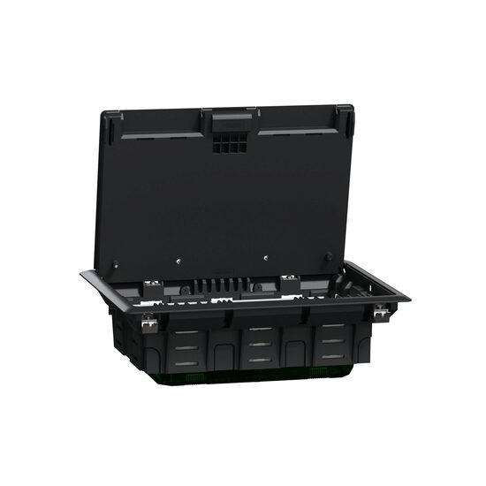 Doza pardoseala L, plastic, IP20, 16 module UNICA SYSTEM+ Schneider Electric, INS52124