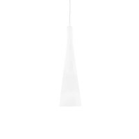 Lustra moderna alba abajur conic sticla 1xE27/42W, Milk SP1 026787 Ideal Lux