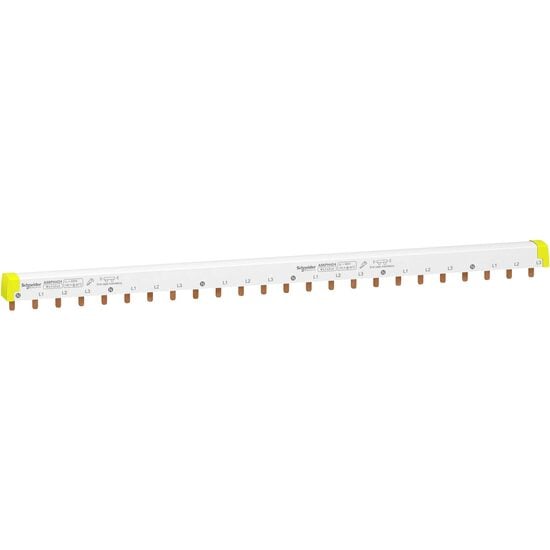 Auxiliare - Pieptene 3L+N, inclinare 18 mm, 24 module, 100 A, Acti9 Schneider Electric, A9XPH424