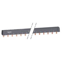 Auxiliare - Pieptene 3L+N echilibrat, inclinare 18 mm, 24 module, 100 A, Acti9 Schneider Electric, A9XPH524