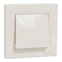 Intrerupator cu revenire, crem, 10A, Asfora Schneider Electric, EPH0700123