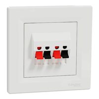 Priza alba, pentru difuzoare, Asfora Schneider Electric EPH5700121