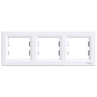Rama tripla, alba, Asfora Schneider Electric, EPH5800321