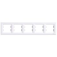 Rama cvintupla, alba, Asfora Schneider Electric, EPH5800521