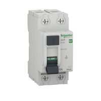 Siguranta diferentiala | Protectie diferentiala 2P, tip AC, 25A, 30mA, curba C, Schneider Electric Easy9 EZ9R32225