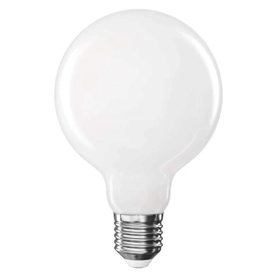 Bec LED filament G95, E27, lumina calda 2700K, 7.8W, 105 lm, 25000 h functionare, garantie 3 ani, Emos ZF2D52