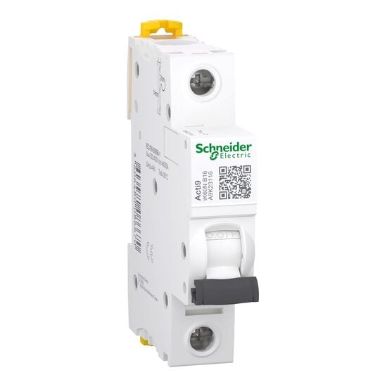 Siguranta automata IK60N, 16A, 1P, curba B, Schneider Electric ACTI9, A9K23116