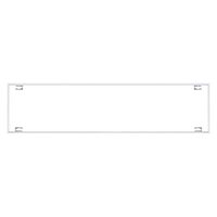 Rama pentru panou LED, din aluminiu, alba, 120x30x4.5, Emos ZR9035