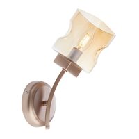 Aplica clasica aurie abajur sticla champagne 1xE14/28W, Merida 02-986 Smarter
