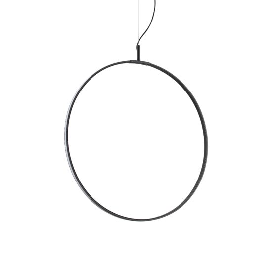 Lustra circulara neagra LED 33W/3550lm/3000K, Circus SP D60 291376 Ideal Lux