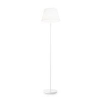 Lampadar modern alb abajur sticla 2xE27/60W, Cylinder PT2 111452 Ideal Lux