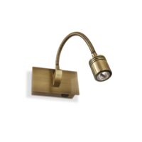 Aplica moderna alama satinata LED 3W/200lm/4000K, Dynamo AP 121352 Ideal Lux