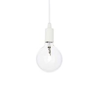 Lustra moderna alba stil industrial 1xE27/42W, Edison SP1 113302 Ideal Lux