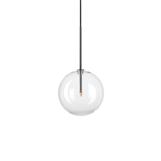 Lustra moderna cromata abajur sticla 1xG4/2W, Equinoxe SP1 D20 306544 Ideal Lux