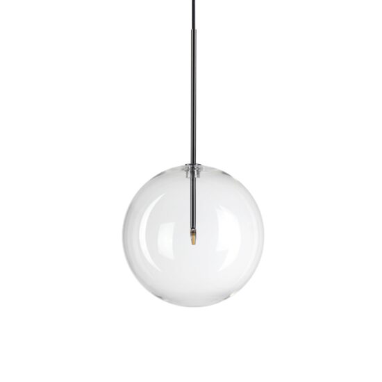 Lustra moderna cromata abajur sticla 1xG4/2W, Equinoxe SP1 D25 306551 Ideal Lux
