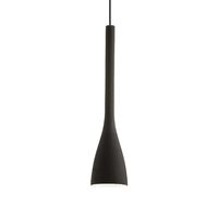 Lustra moderna neagra abajur sticla 1xE27/60W, Flut SP1 Big 035680 Ideal Lux