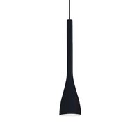 Lustra moderna neagra abajur sticla 1xE14/40W, Flut SP1 Small 035710 Ideal Lux