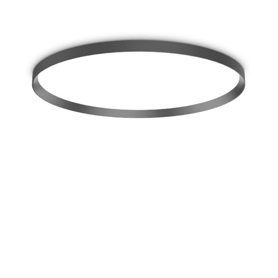 Plafoniera moderna neagra LED 68W/9000lm/3000K, Fly PL D90 306629 Ideal Lux