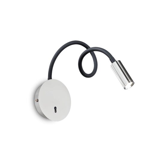 Aplica moderna cromata LED 3.5W/280lm/3000K, Focus-2 AP 203188 Ideal Lux