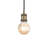 Lustra alama satinata stil industrial 1xE27/60W, Frida SP1 122083 Ideal Lux