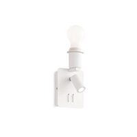 Aplica moderna alba priza USB LED 3W/230lm/3000K, Gea MAP2 239521 Ideal Lux