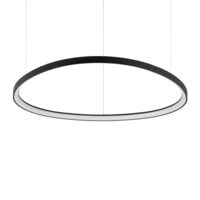 Lustra moderna neagra LED 78W/8700lm/3000K, Gemini SP D105 307695 Ideal Lux