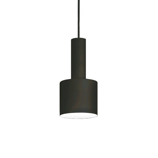 Lustra moderna neagra abajur cilindric 1xE27/60W, Holly SP1 231563 Ideal Lux