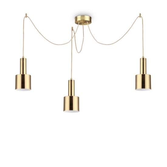 Candelabru modern alama abajururi cilindrice 3xE27/60W, Holly SP3 231600 Ideal Lux