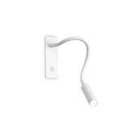 Aplica moderna alba brat flexibil LED 3W/300lm/3000K, Io AP 285320 Ideal Lux