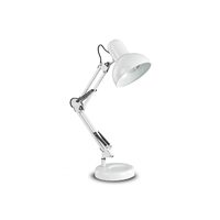 Veioza tehnica alba brat arcuit 1xE27/42W, Kelly TL1 108117 Ideal Lux
