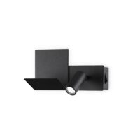 Aplica moderna neagra LED 4.5W/250lm/3000K, Komodo-2 AP 306827 Ideal Lux