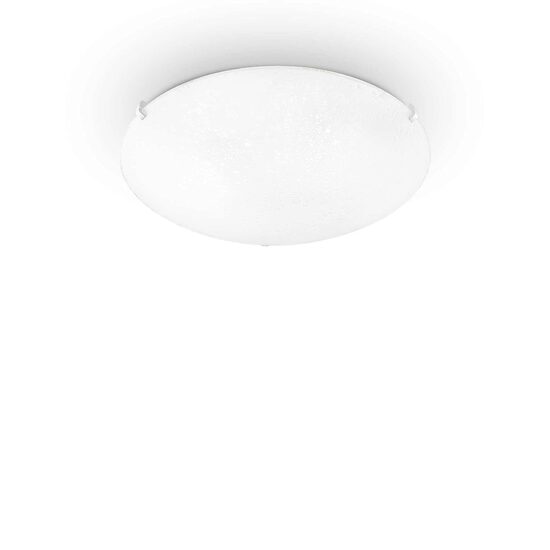 Plafoniera moderna alba abajur sticla 2xE27/60W, Lana PL2 068138 Ideal Lux