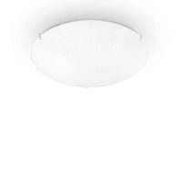 Plafoniera moderna alba abajur sticla 3xE27/60W, Lana PL3 068145 Ideal Lux